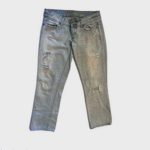 American Eagle Distressed Light Wash Jeans